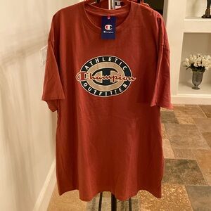 Champion tshirt - rust color - size 3XB.